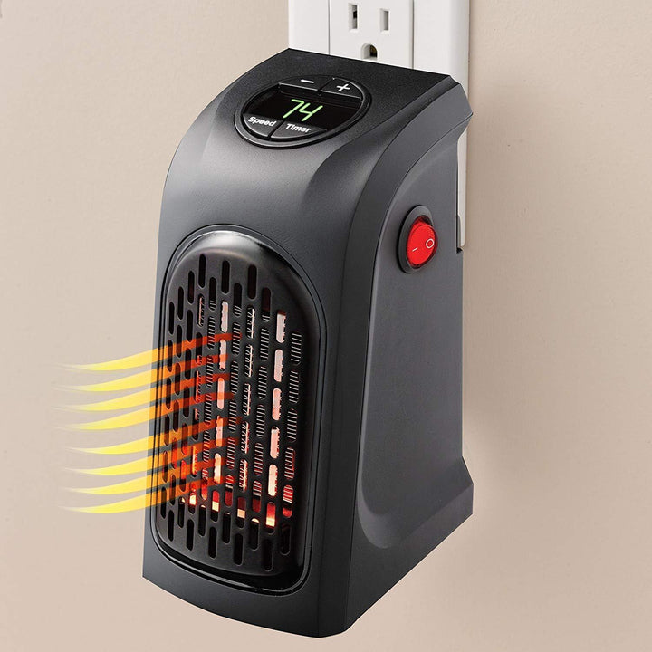 251 Electric Mini Handy Heater Plug-in Wall (400w) - Trendex