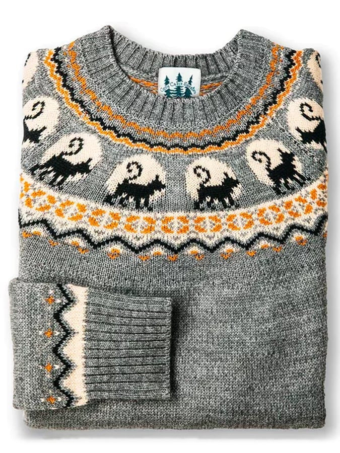 Hooded Thick Needle Fabric Trendy Round Neck Sweater - Trendex
