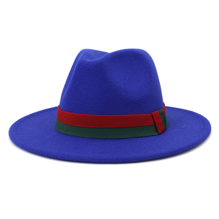 Big Brim British Style Woolen Jazz Top Hat - Trendex