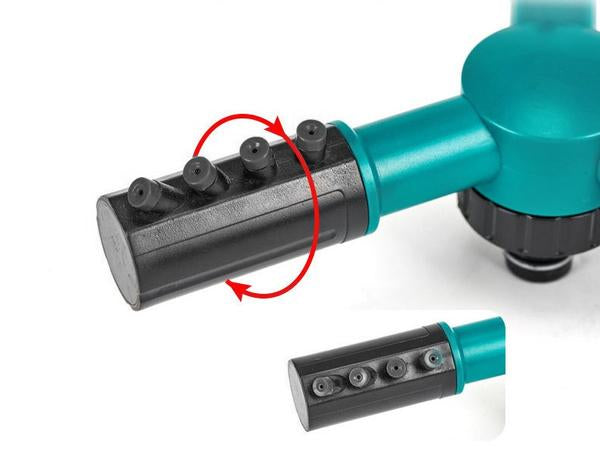 1677 3 Arm 360 Sector Rotating Water Sprinkler Garden Pipe Hose Irrigation Yard - Trendex