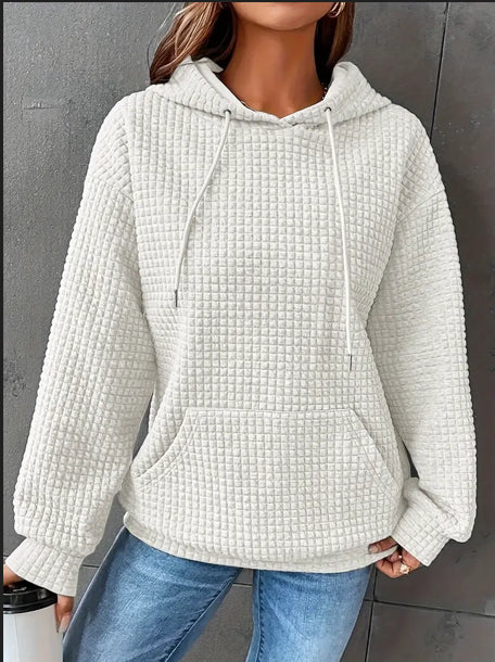 Fashionable And Individualistic Solid-color Women's Sweatshirt - Trendex