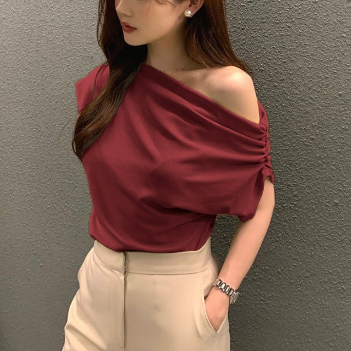 Summer New Niche Irregular Shoulder Design Sense - Trendex