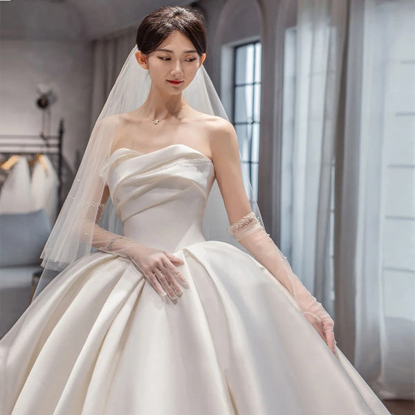 Temperament Princess Style French Satin Tail - Trendex