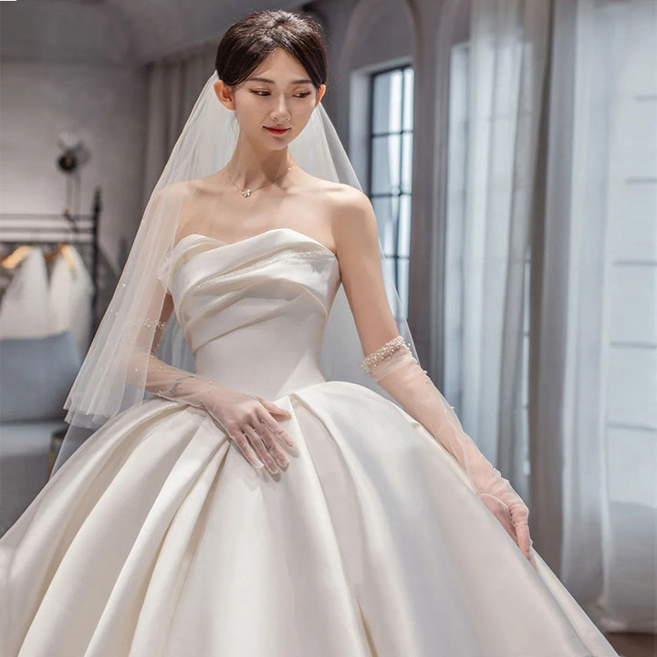 Temperament Princess Style French Satin Tail - Trendex