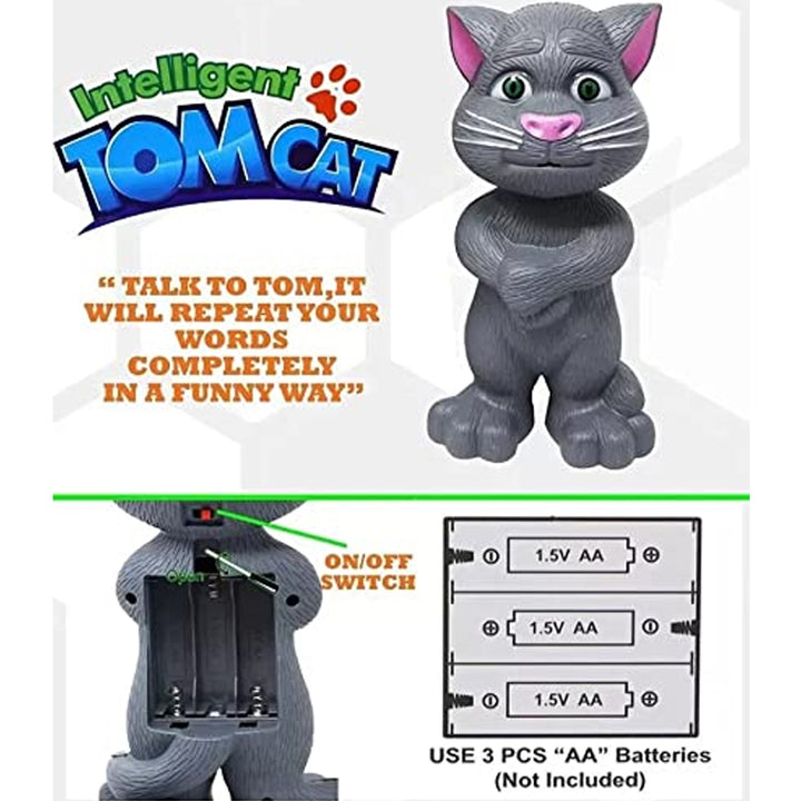 4524 Talking Mimicry Touching Tom Cat Intelligent Interactive Toy With Wonderful Voice For Kids Children Playing And Home Decorate. - Trendex