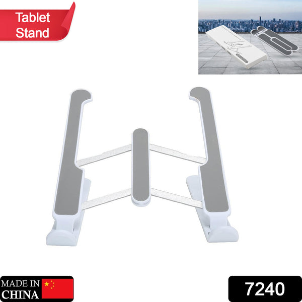 7240 Adjustable Laptop Stand Holder With Built-in Foldable Legs And High Quality Fibre - Trendex