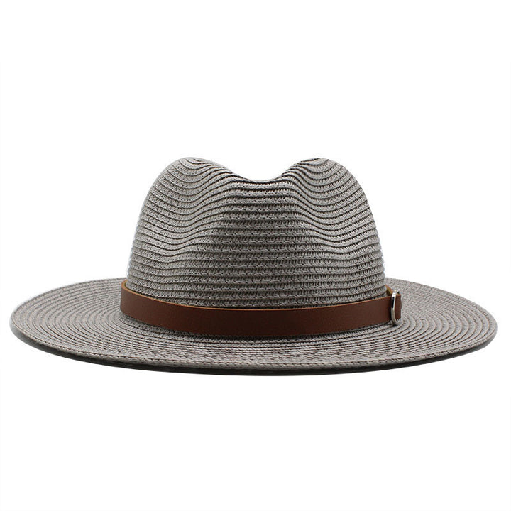 Sun Protection Travel Vacation Beach Woven Denim Top Hat - Trendex
