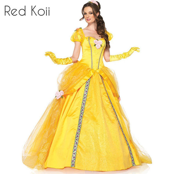 Masquerade Beauty and the Beast Bell Cosplay Evening Dress - Trendex
