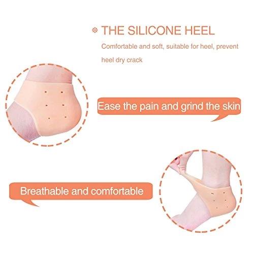 339 Moisturizing Skin Softening Silicone Gel For Dry Cracked Heel Repair (Multicolour) - Trendex