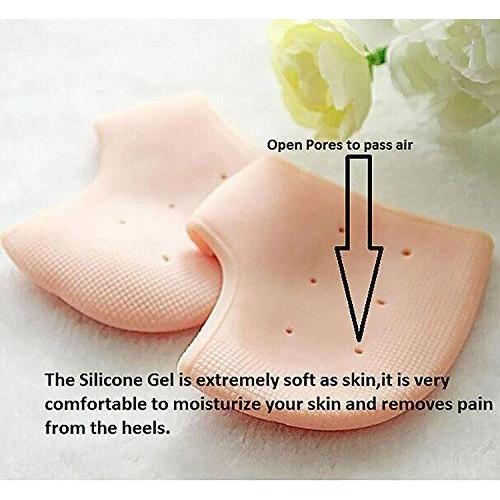 339 Moisturizing Skin Softening Silicone Gel For Dry Cracked Heel Repair (Multicolour) - Trendex