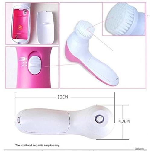 340 -5-in-1 Smoothing Body  Facial Massager (Pink) - Trendex