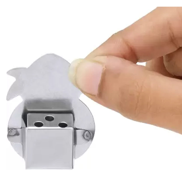 9415 Stainless Steel Agarbatti Stand Agarbatti Holder Stand Self Adhesive Wall Mounted Stand Wall Hook Capacity To Hold 3 Agarbatti - Pack Of 12 Hooks - Trendex
