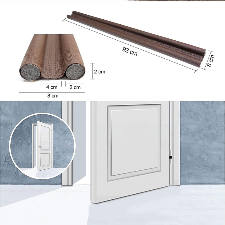 1752 Twin Door Draft Stopperguard Protector For Doors And Windows - Trendex