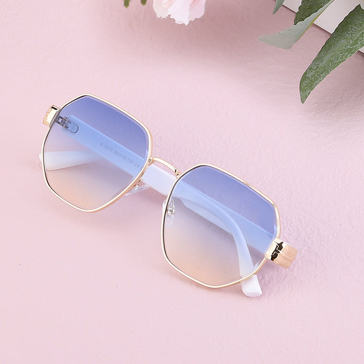 Square Women's Outdoor Fashion Street Shooting Sunglasses - Trendex