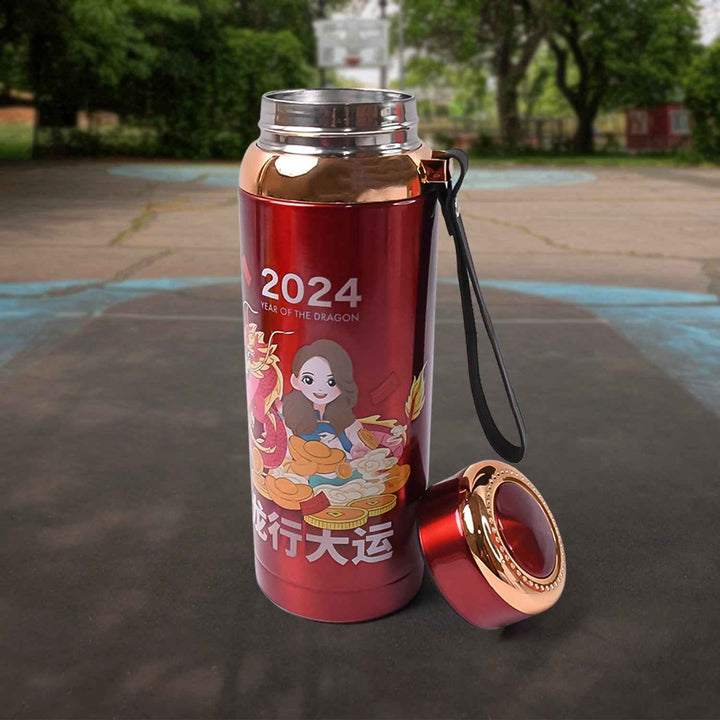 Printed Vacuum Insulated Water Bottle (1pc  800 Ml)