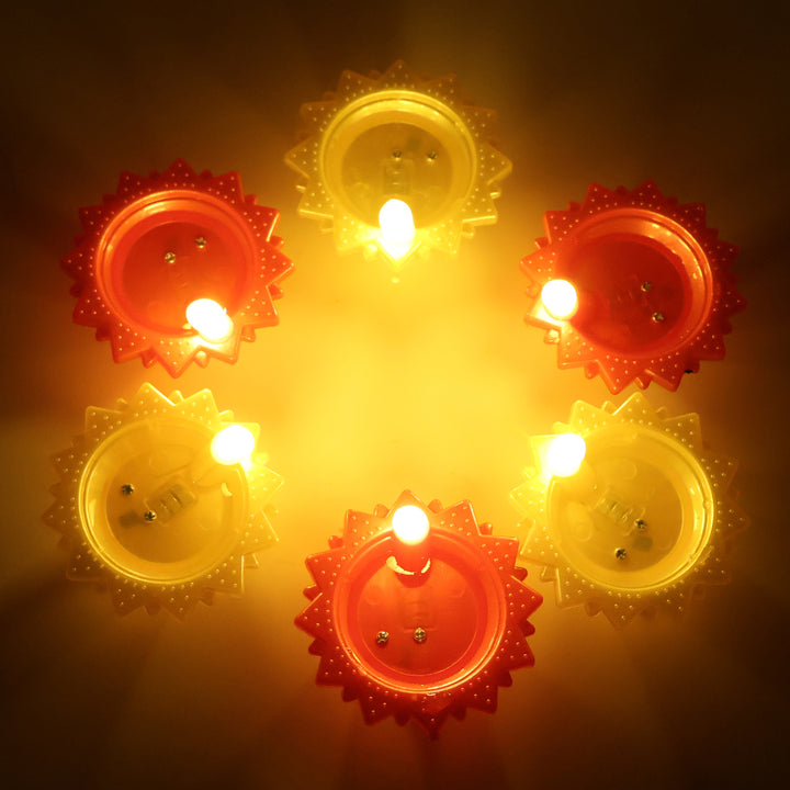Water Sensor Led Diya Set (6 Pc) - Trendex