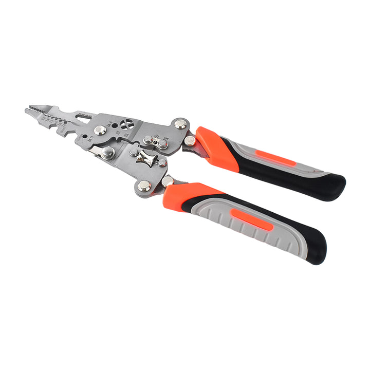 8 In 1 Wire Stripper Pliers Soft Grip - Trendex