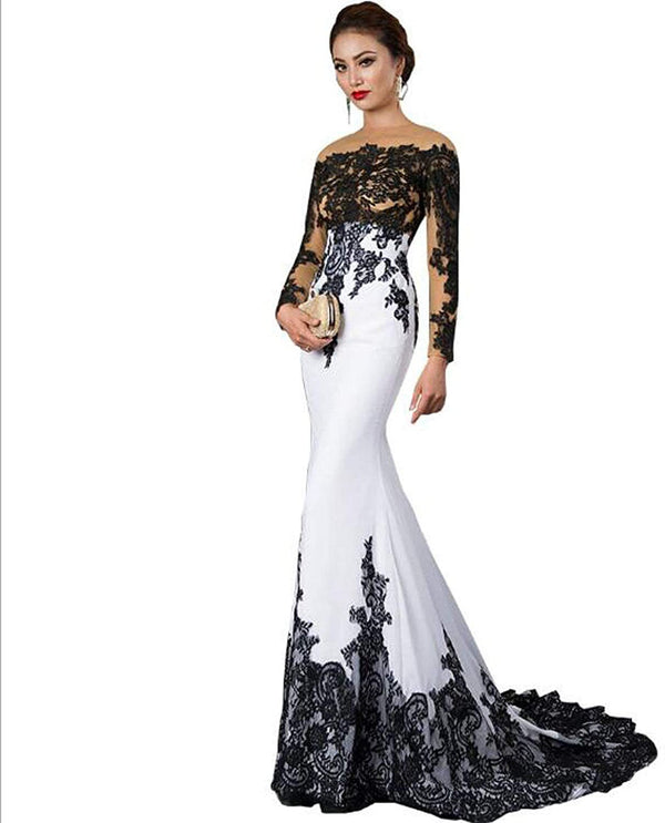 New Slim Mermaid Tail Wedding Dress - Trendex
