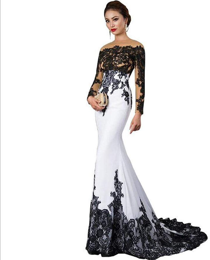 New Slim Mermaid Tail Wedding Dress - Trendex
