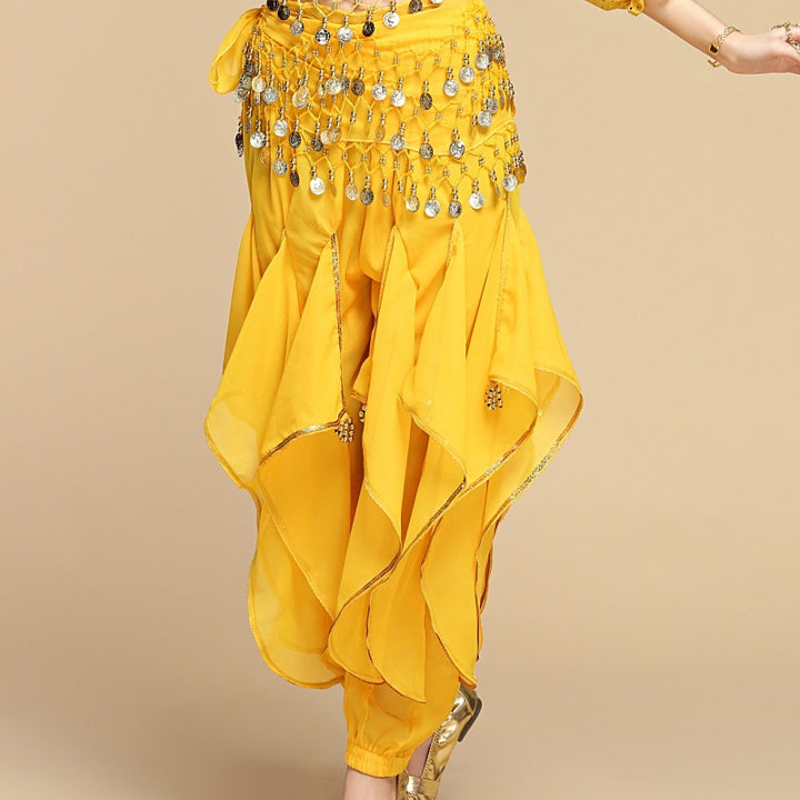 Children's Creative Leg Binding Glitter Chiffon Pants - Trendex
