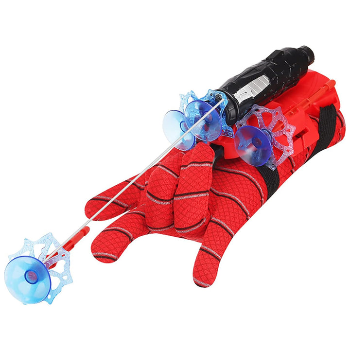 Web Shooter Toy For Kids Fans Launcher Wrist Gloves Toys For Kids Boys Superhero Gloves Role-play Toy Cosplay Sticky Wall Soft Bomb Funny Childrens Educational Toys - Trendex