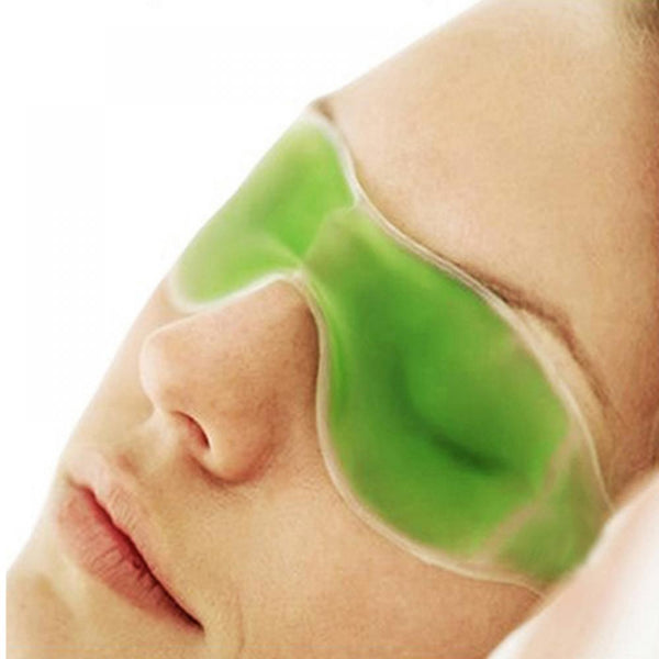 403 Cold Eye Mask With Stick-on Straps (Green) - Trendex