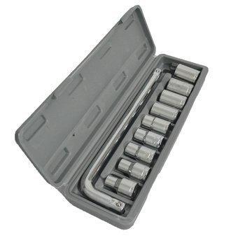 407 -10 Pc 6 Pt. 38 In. Drive Standard Socket Wrench Set - Trendex