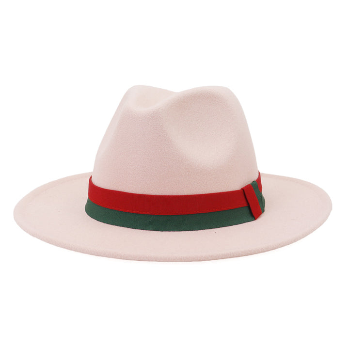 Big Brim British Style Woolen Jazz Top Hat - Trendex