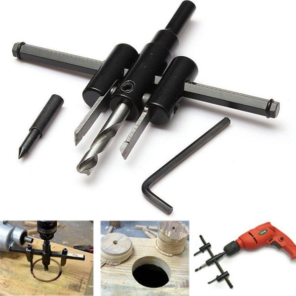 447 Adjustable Circle Hole Saw Drill Bit Cutter - Trendex