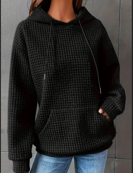 Fashionable And Individualistic Solid-color Women's Sweatshirt - Trendex