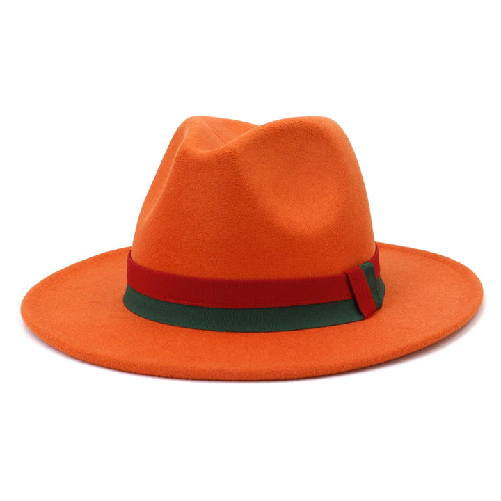 Big Brim British Style Woolen Jazz Top Hat - Trendex
