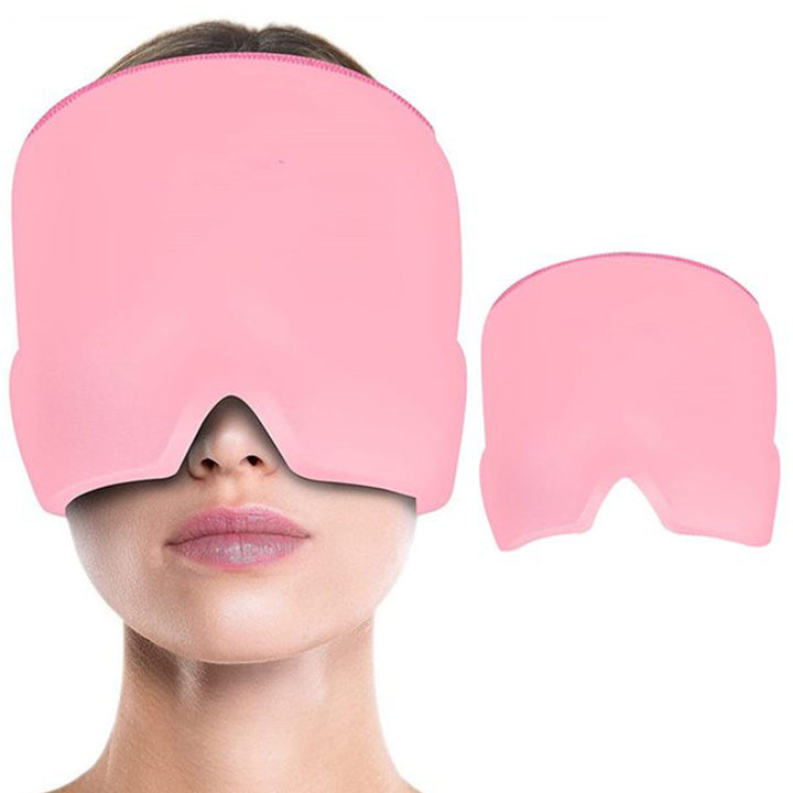 1204 Headache Relief Hat Migraine Cap Wearable Migraine Mask Ice Head Wrap For Tension Headache Puffy Eyes Sinus Headache  Stress Relief - Trendex