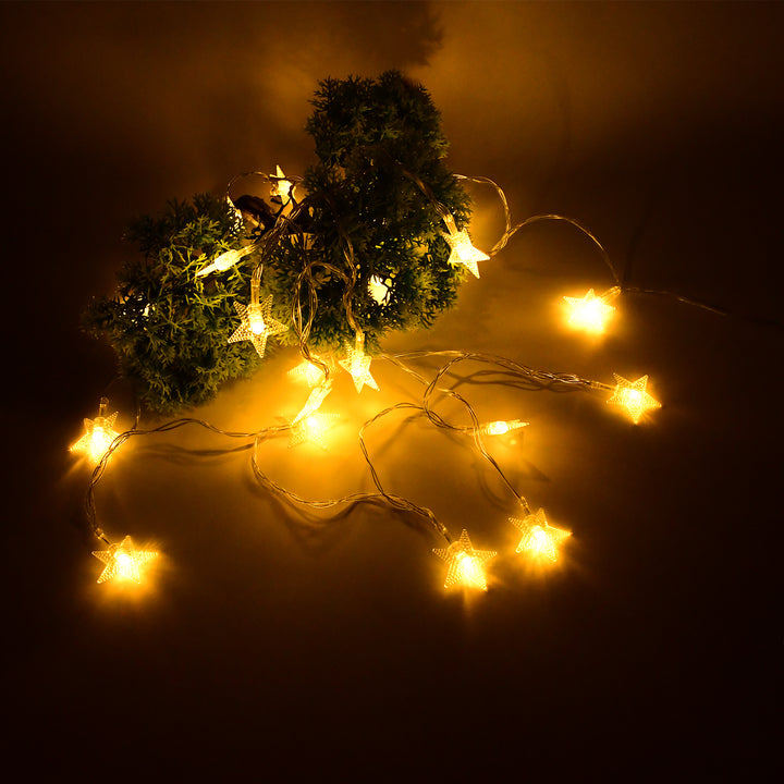 Usb Powered 20 Led Decorative Star String Fairy Lights - Trendex