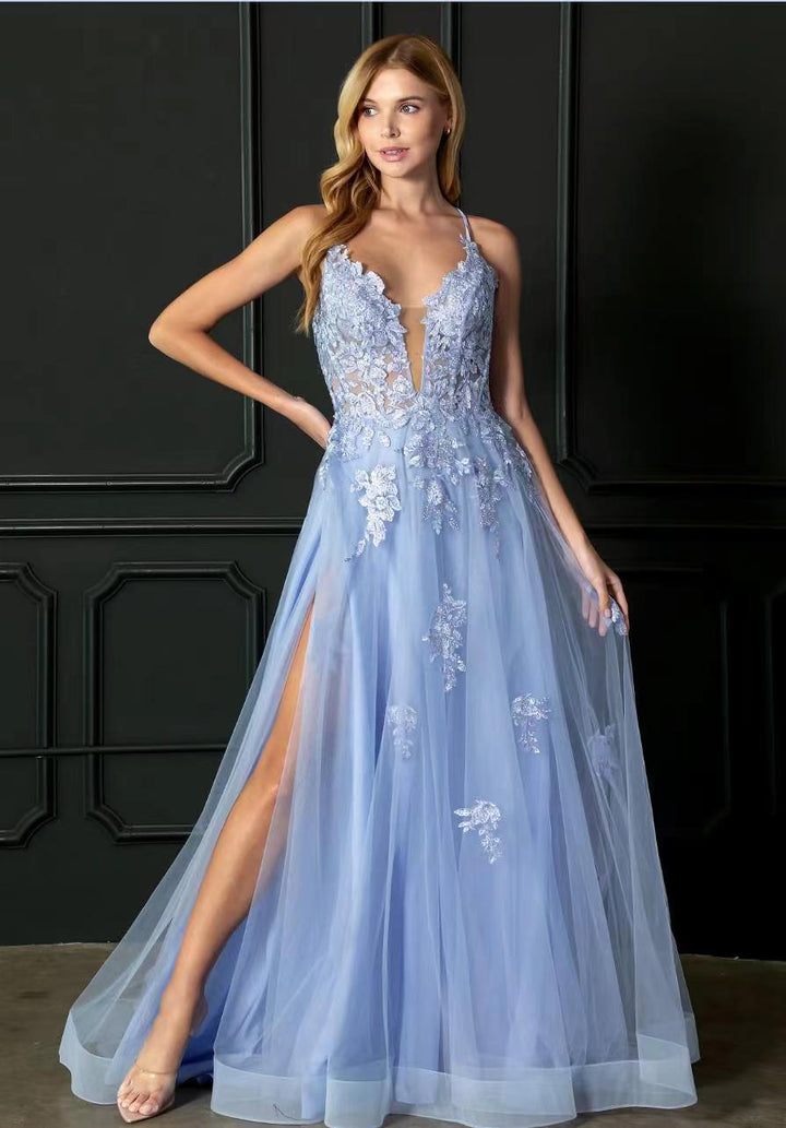 Women Evening Dresses Suspender Dance Dress Long - Trendex