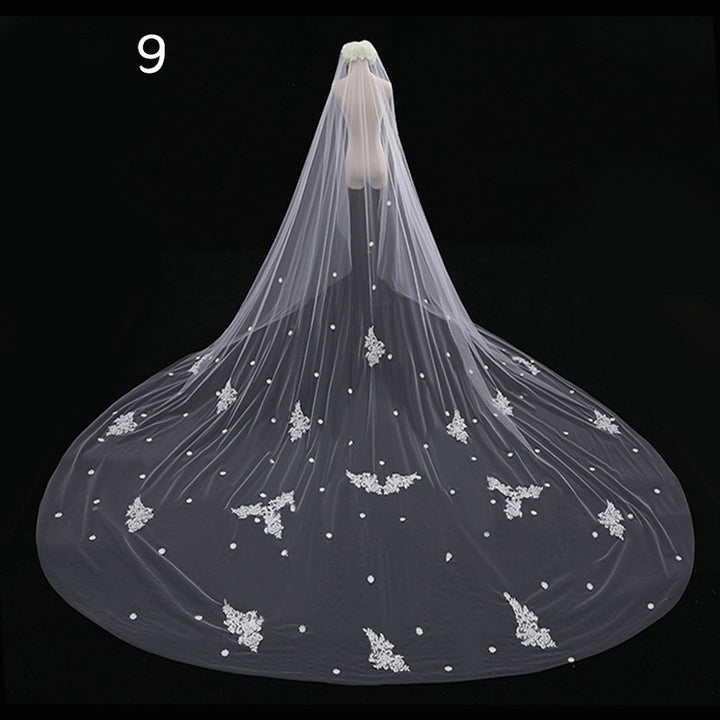 Bride Wedding Master Wedding Veil Long Long Tail - Trendex