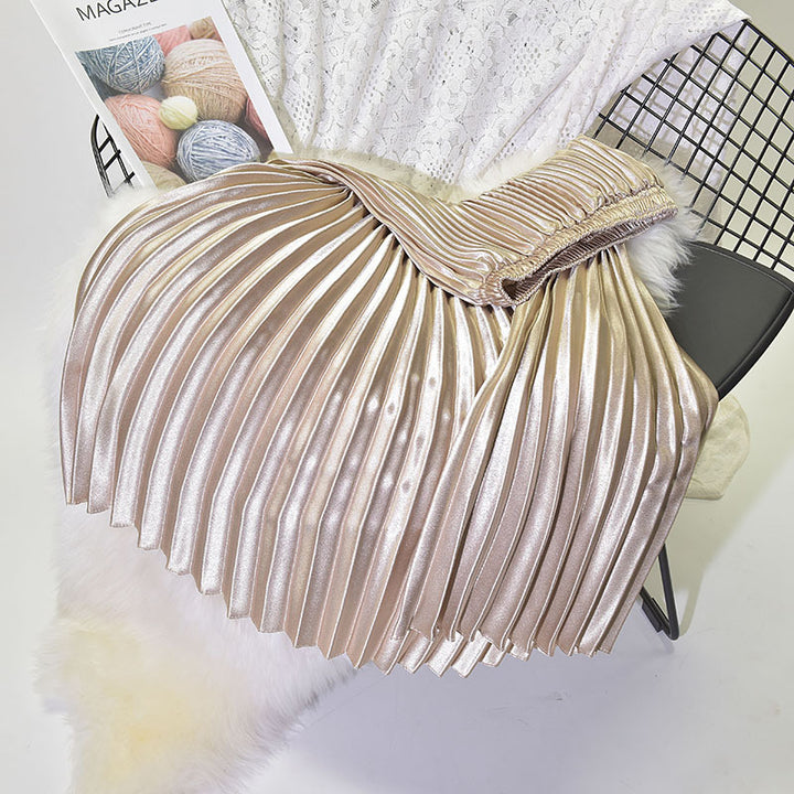 Pleated Skirt Skirt Spring And Summer New High Waist Retro Fashion - Trendex