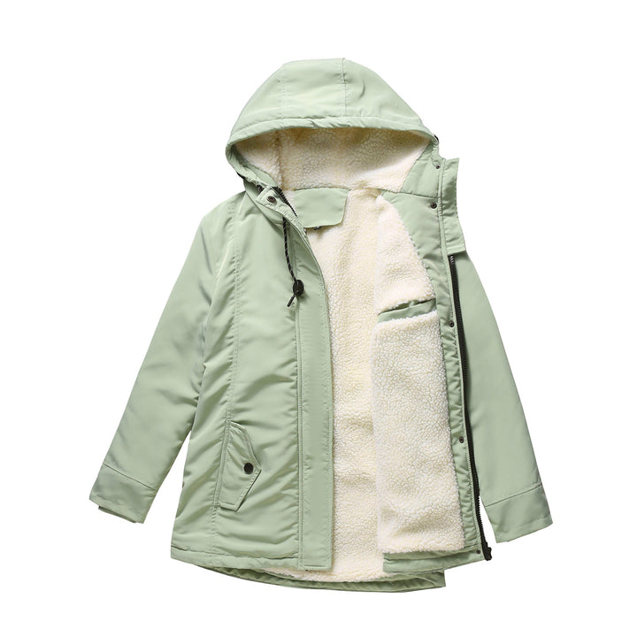 Warm Coat Thickened Plus Velvet Cotton-padded Coat - Trendex