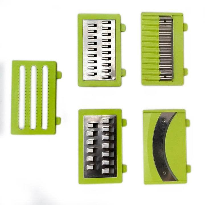 2489 Plastic 13-in-1 Manual Vegetable Graterchipser And Slicer - Trendex