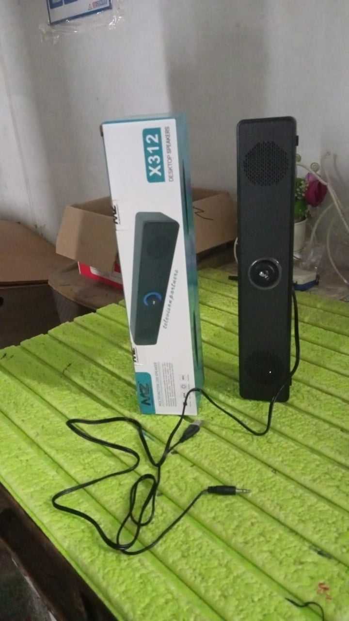 Desktop Computer Speaker Wired Plug And Play Usb Powered Speaker (1 Pc) - Trendex