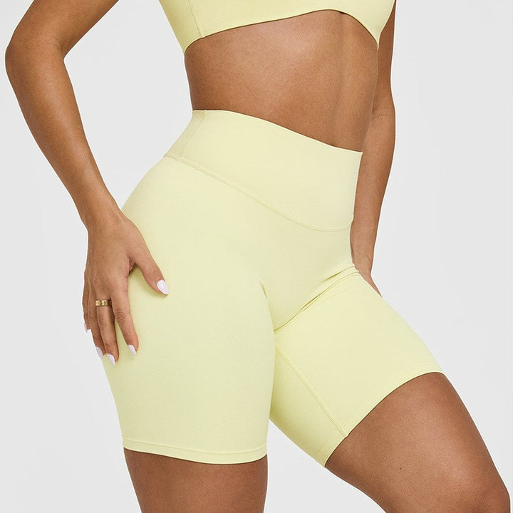 Hip Lifting Yoga Shorts Women's High Waist Fitness Pants - Trendex