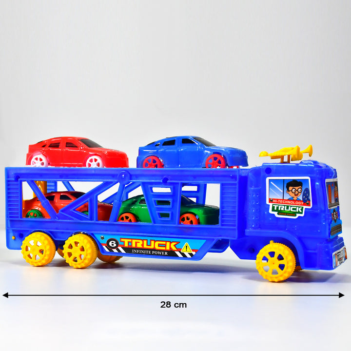 4442 Toy Set Truck With 4 Mini Cars Toy Vehicles For Children - Trendex