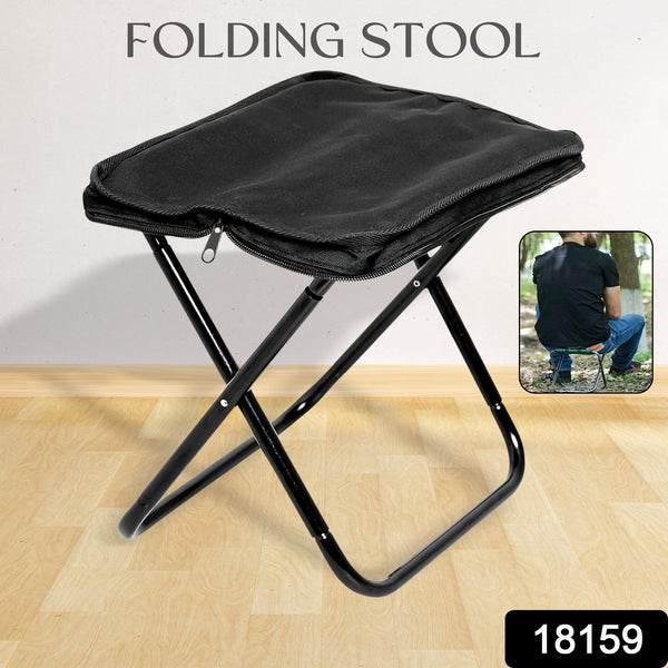 Folding Camping Stool Collapsible Camp Stool Portable Seat Travel Little Stools (1 Pc) - Trendex