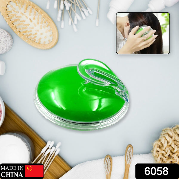 6058 Silicone Head Massager Used In All Kinds Of Places Like Household And Official Places For Unisexul Use Over Head Massage And All. - Trendex