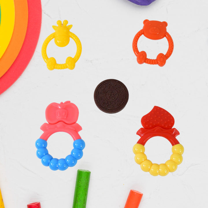 Silicone Baby Teething Toys (1 Pc  Mix Design) - Trendex