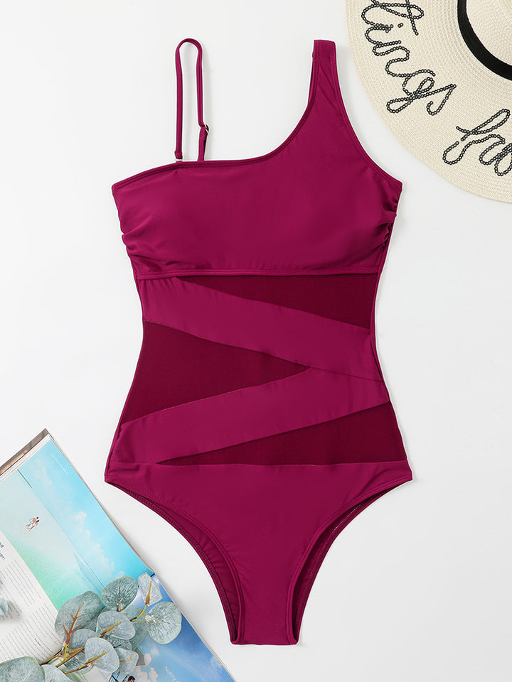 Sexy Silk One-piece Swimsuit Women's Jumpsuit - Trendex