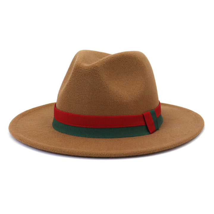 Big Brim British Style Woolen Jazz Top Hat - Trendex
