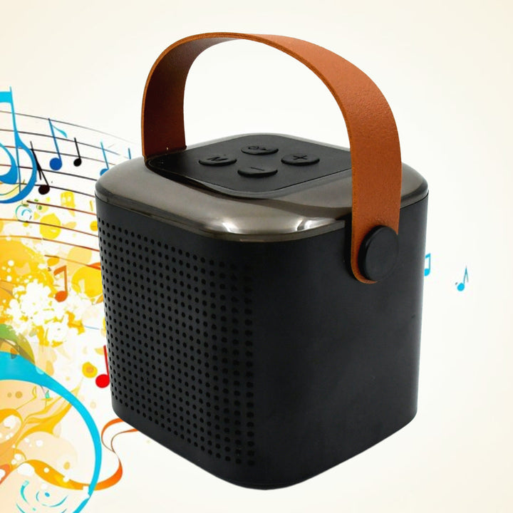 12669 Wireless Speaker Microphone Set Rgb Light Support Memory Card Portablekaraoke Machine Perfect  For Travel Tv - Trendex
