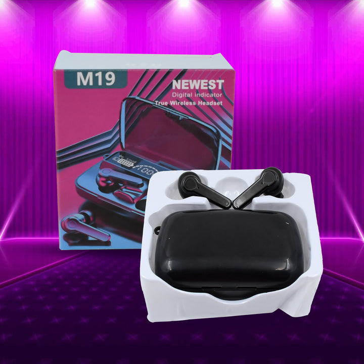 Wireless M19 Bluetooth Headphones True Wireless Airbuds - Trendex