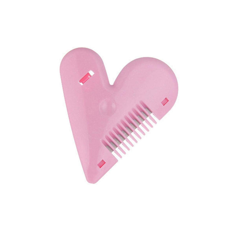 Heart Shape Plastic Hair Cutting Scissors (1 Pc  With Card Packing) - Trendex