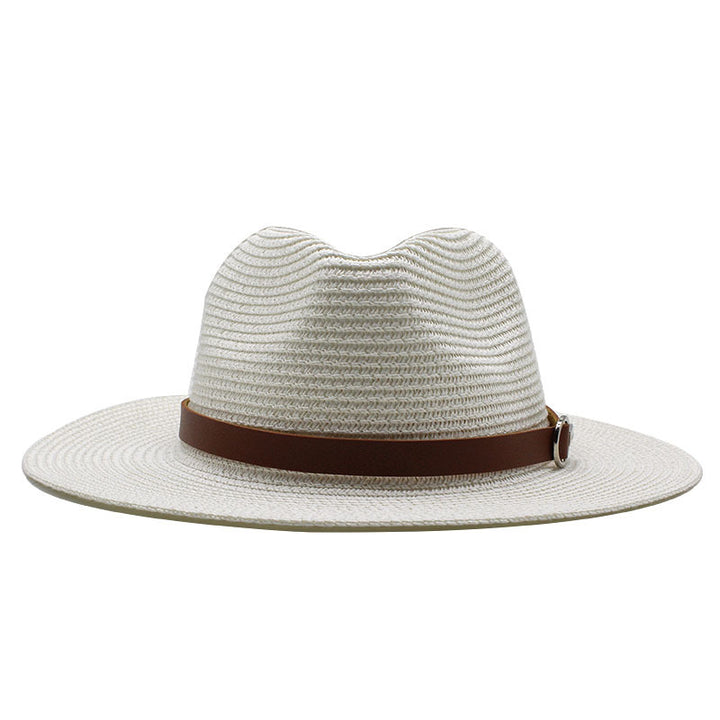 Sun Protection Travel Vacation Beach Woven Denim Top Hat - Trendex